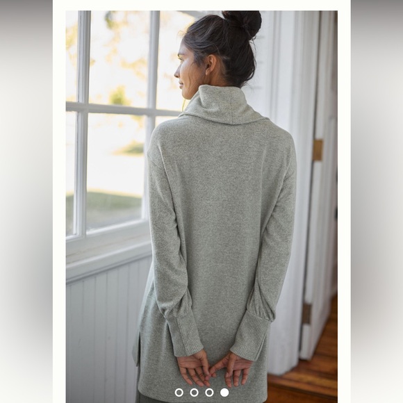 MAEVE FOR ANTHROPOLOGIE Cowl-Neck Tunic Top SIZE SMALL IN COLOR MOSS - Picture 3 of 4